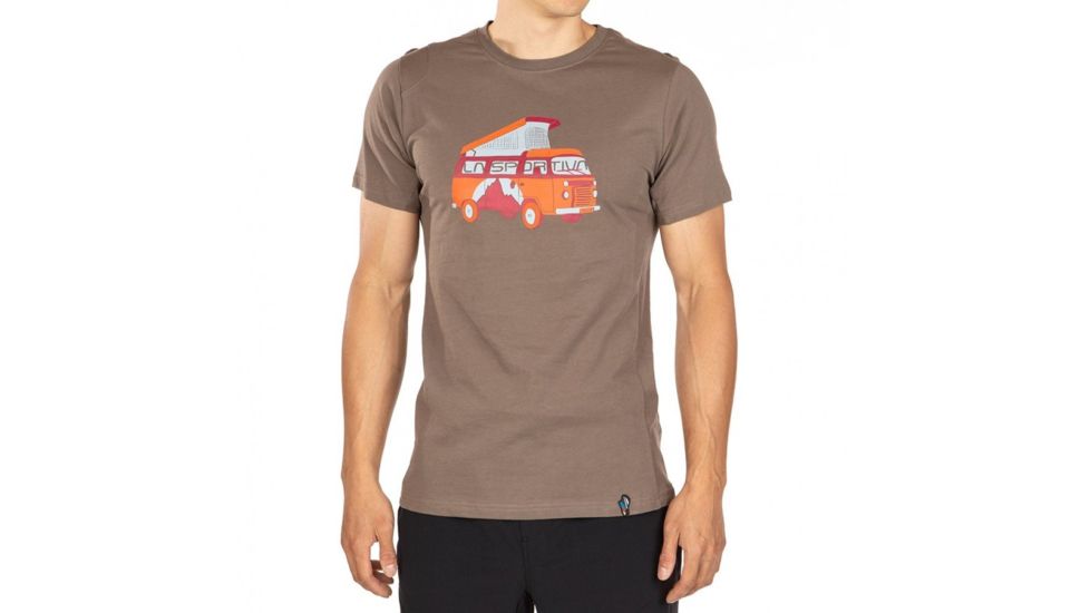 La Sportiva Van 2.0 T-Shirt - Mens, Falcon/Brown, Extra Large, N05-804804-XL
