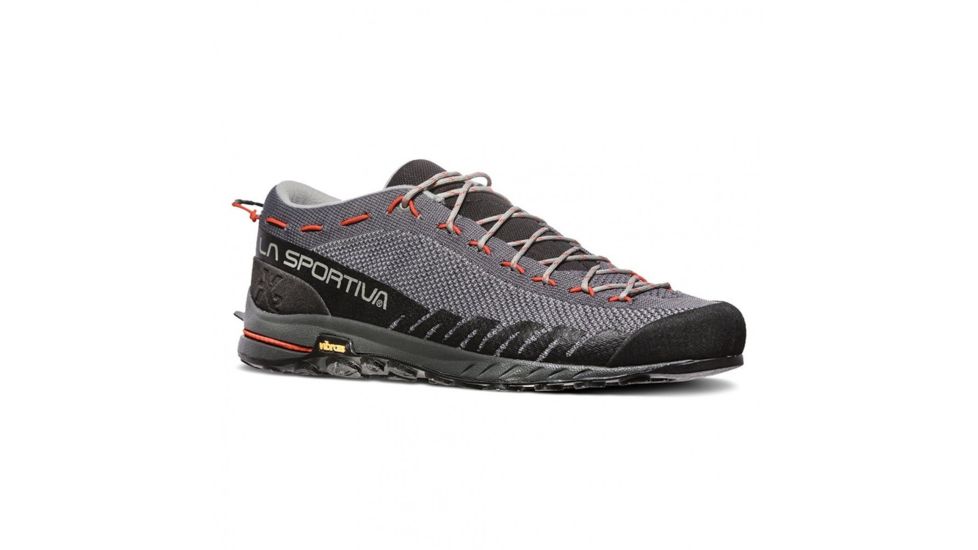 La Sportiva TX2 Approach Shoes - Mens, Carbon/Tangerine, 47, 17Y-900202-47