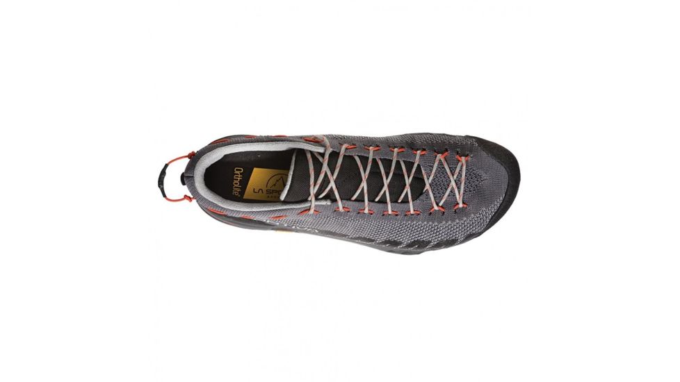 La Sportiva Tx2 Approach Shoes - Mens, Carbon/Tangerine, 39.5, 17Y-900202-39.5