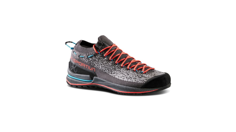 La Sportiva TX2 Evo Approach Shoes - Womens, Carbon/Hibiscus, 40, 27W-900402-40
