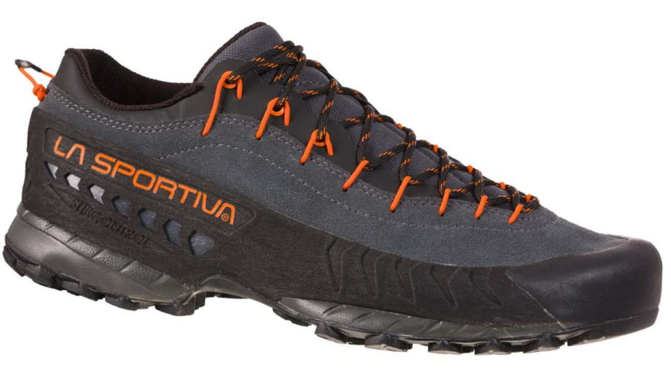 La Sportiva TX4 Approach Shoes - Mens, Carbon/Flame, 45 EU, 17W-900304-45