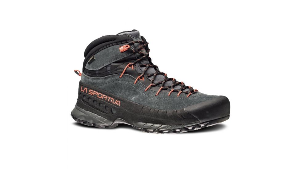 La Sportiva TX4 Mid GTX Approach Shoes - Men's, Carbon/Flame, 47, Medium, 27E-900304-47