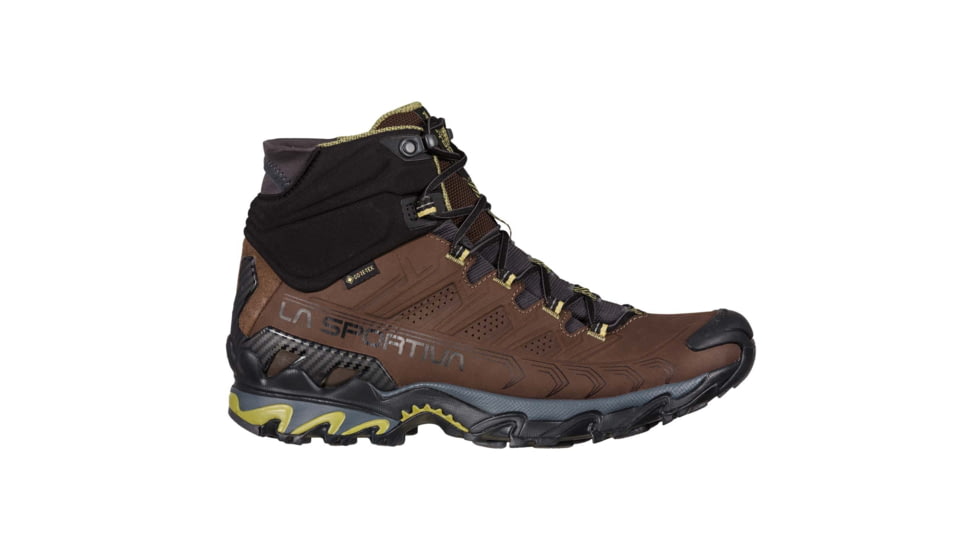 La Sportiva Ultra Raptor II Mid Leather GTX Hiking Shoes - Mens, Chocolate/Cedar, 42, 34J-805811-42