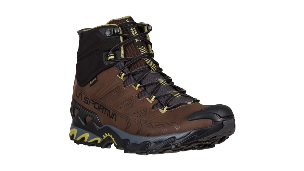 La Sportiva Ultra Raptor II Mid Leather GTX Hiking Shoes - Men's, Chocolate/Cedar, 39.5, 34J-805811-39.5