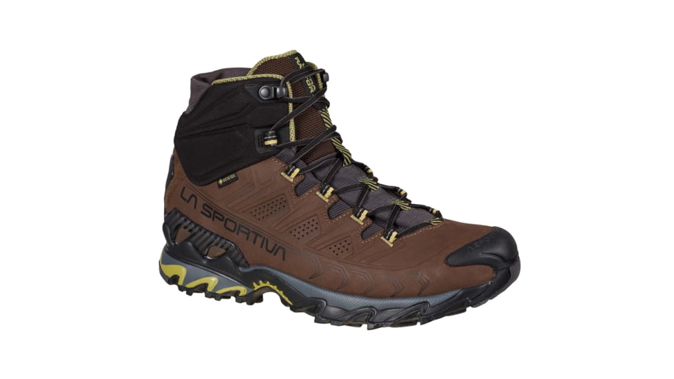 La Sportiva Ultra Raptor II Mid Leather GTX Hiking Shoes - Mens, Chocolate/Cedar W, 38, 34K-805811W-38