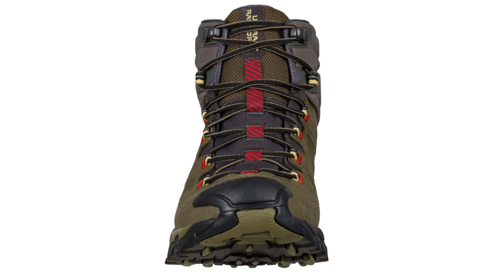 La Sportiva Ultra Raptor II Mid Leather GTX Hiking Shoes - Mens, Ivy/Tango Red, 39.5, 34J-810317-39.5
