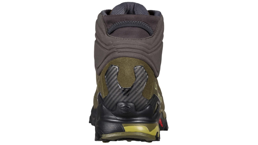 La Sportiva Ultra Raptor II Mid Leather GTX Hiking Shoes - Mens, Ivy/Tango Red, 39.5, 34J-810317-39.5