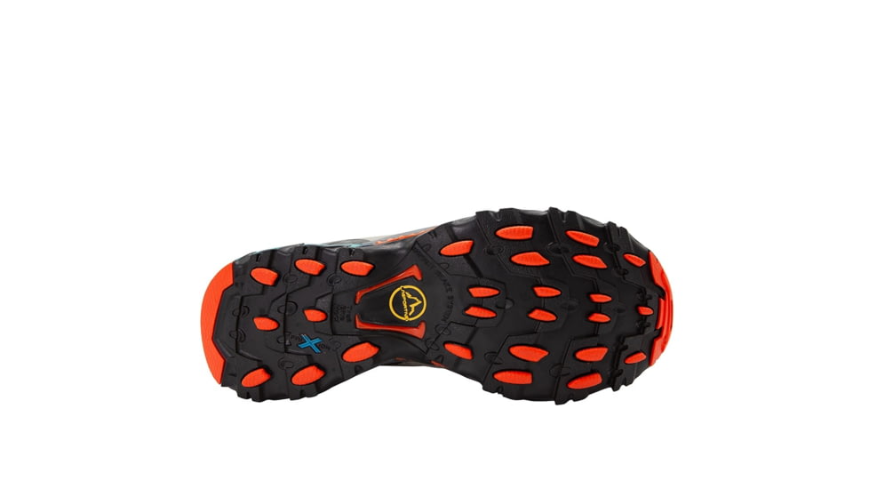 La Sportiva Ultra Raptor II Mid Leather GTX Hiking Shoes - Womens, Grey/Cherry Tomato, 43, ZFHS097-G01R22-43