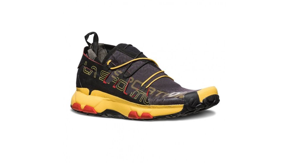 La Sportiva Unika - Mens, Black/ Yellow, 42, 36M-999100-42