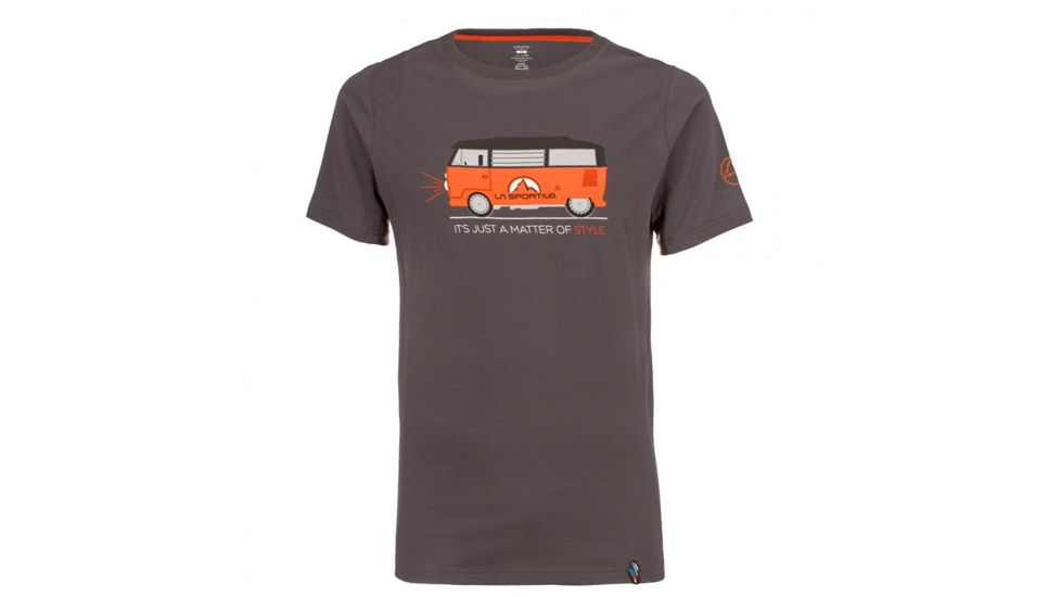 La Sportiva Van T-Shirt - Men's, Carbon, Large H47-900900-L