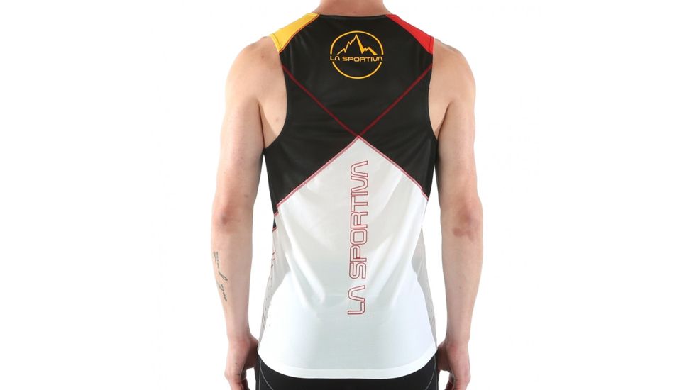 La Sportiva Velocity Tank - Men's, Black/Yellow, Small J43-999100-S