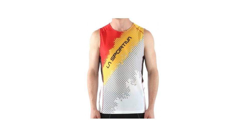 La Sportiva Velocity Tank - Mens, Black/Yellow, Small, J43-999100-S