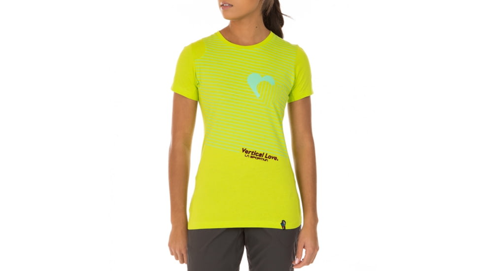 La Sportiva Vertical Love T-Shirt - Women's, Apple Green, Extra Small I78-705705-XS
