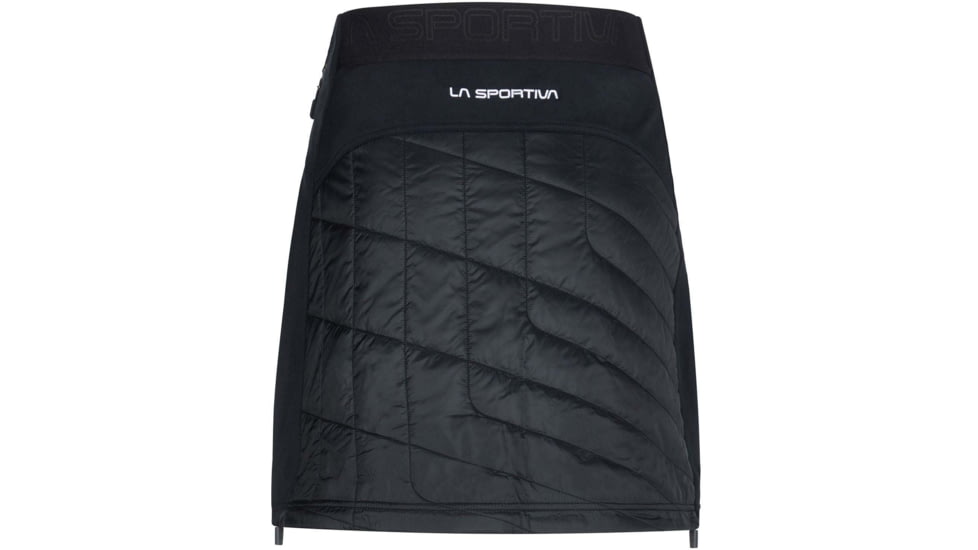 La Sportiva Warm Up Primaloft Skirt - Womens, Black/White, Large, M04-999000-L