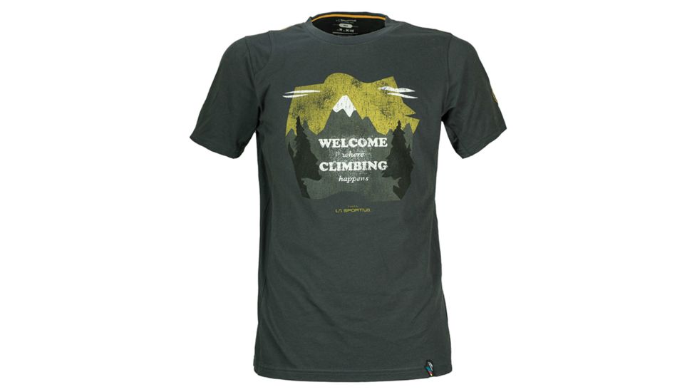 Welcome T-Shirt - Mens-Grey-X-Large