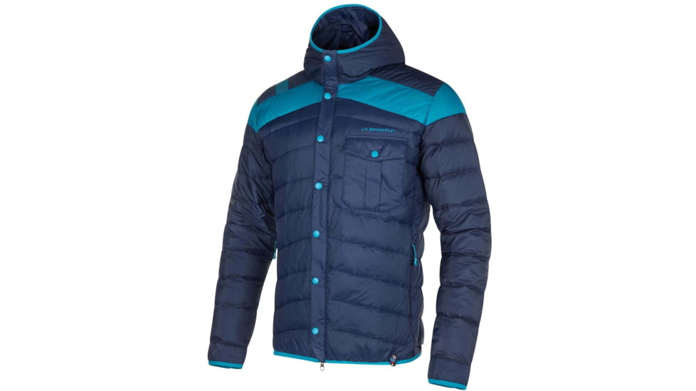 La Sportiva Wild Down Jacket - Men's, Night Blue/Crystal, Medium, N91-629635-M