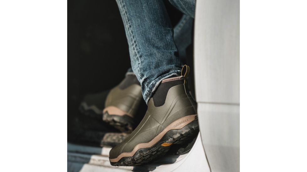 LaCrosse Footwear Alpha Muddy Mid 6in 3.5MM Rubber Hunting Boot - Mens, Stone, 10 US, 612460-10