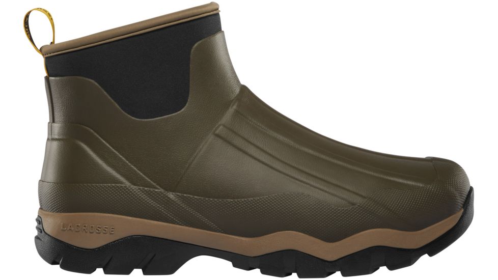 LaCrosse Footwear Alpha Muddy Mid 6in 3.5MM Rubber Hunting Boot - Mens, Stone, 10 US, 612460-10