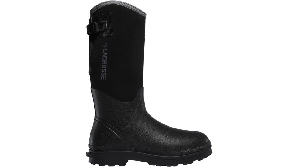 LaCrosse Footwear Alpha Range 14in 5.0MM Rubber Work Boot - Mens, Black, 12 US, 602240-12