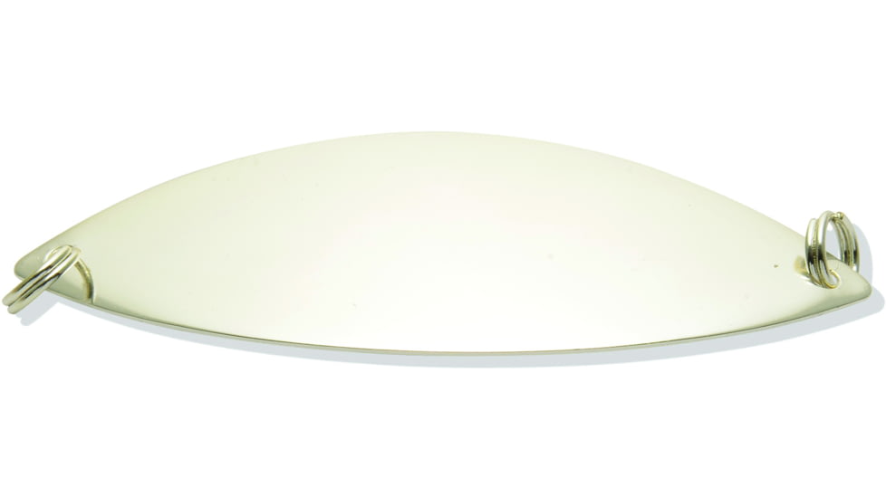 Lake Clear Wabbler Attractor Spoon, #3 3in No Hook, 1/4oz, Silver, LCW3S-S