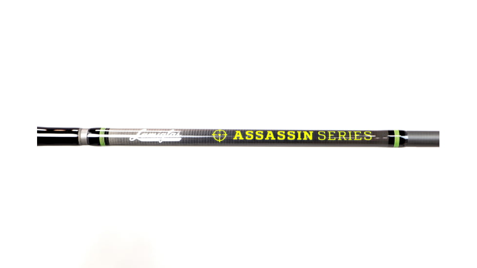 Lamiglas Assassin Walleye Spin Rod, 1 Piece, 8-17 Line, WT, 3/8-1 1/2 Lure, WT, Extra-Fast, Medium-Heavy, Eva Foam Handle, 56, LA56MHS