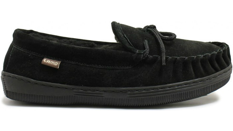 Lamo Moc Slipper - Womens-Black-Medium-11 US
