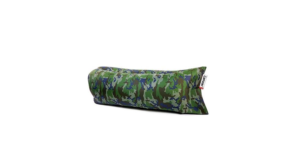 Lamzac Inflatable Lounger, Camo, Camo, Nylon, 1 Year Mfg Warranty, LAM-00415