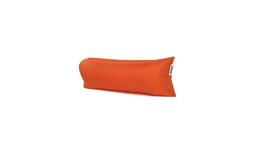 Lamzac Inflatable Lounger, Orange, Orange, Nylon, 1 Year Mfg Warranty, LAM-54184