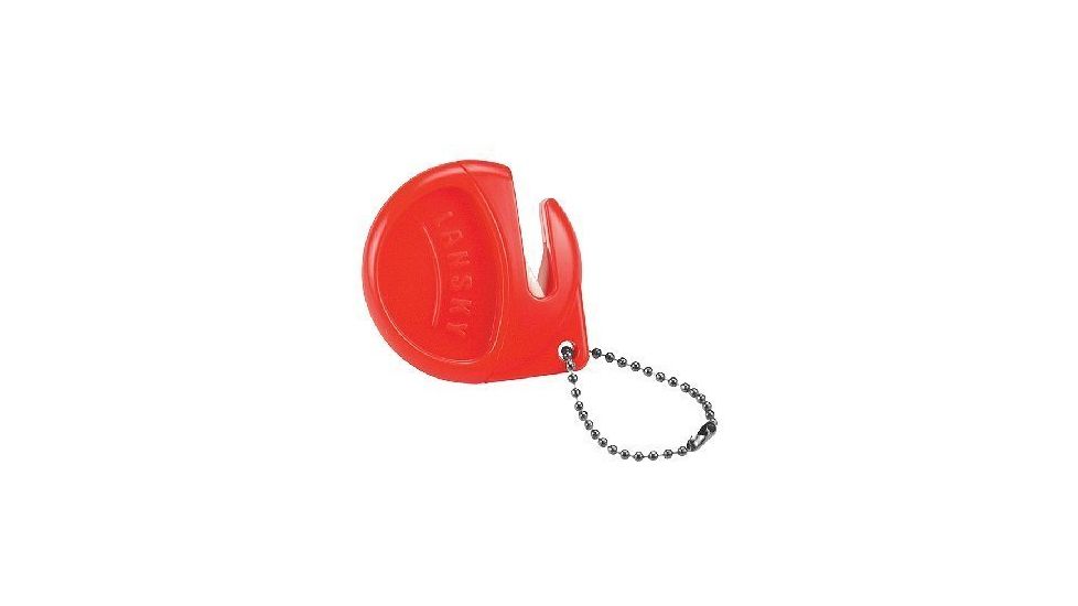 Lansky Red Handheld Pocket Sharpener LSPED