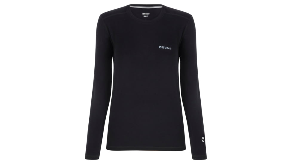 Le Bent Le Base 200 Crew - Womens, Black, Medium, BT1522-001-M