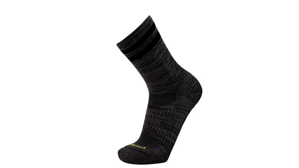 Le Bent Le Sock Trail Light 3/4 Crew - Unisex, Black Marle, Extra Large, SR1732-004-XL