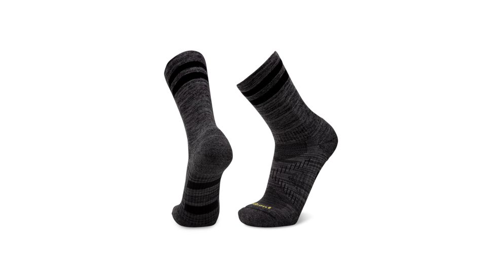 Le Bent Le Sock Trail Light 3/4 Crew - Unisex, Black Marle, Extra Large, SR1732-004-XL