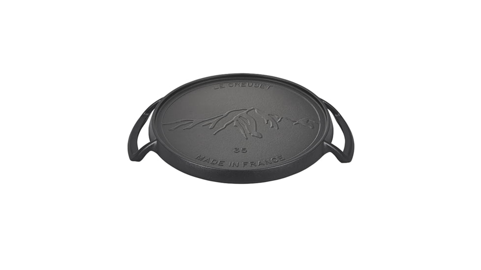 Le Creuset Alpine Outdoor Collection Pizza Pan, Matt Black, 20272035000001
