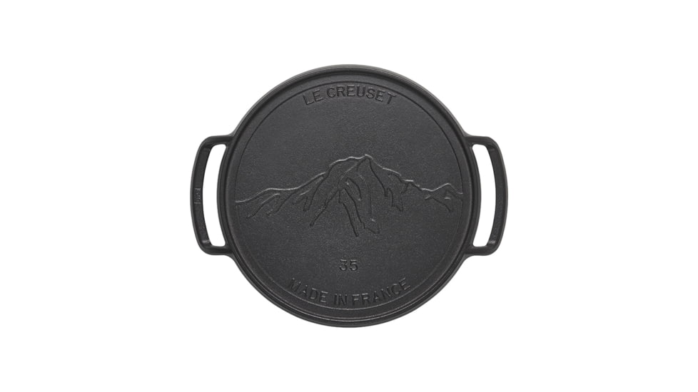 Le Creuset Alpine Outdoor Collection - Pizza Pan, Matte Black, 15in, 20272035000001
