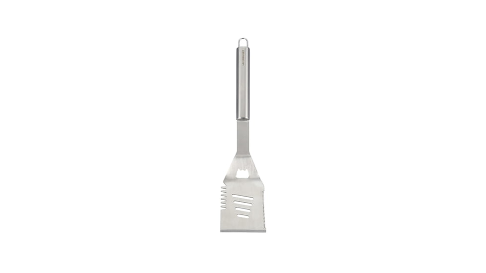 Le Creuset Alpine Outdoor Collection - Stainless Steel BBQ Slotted Turner, Stainless Steel, 17.5in, 41212045001005