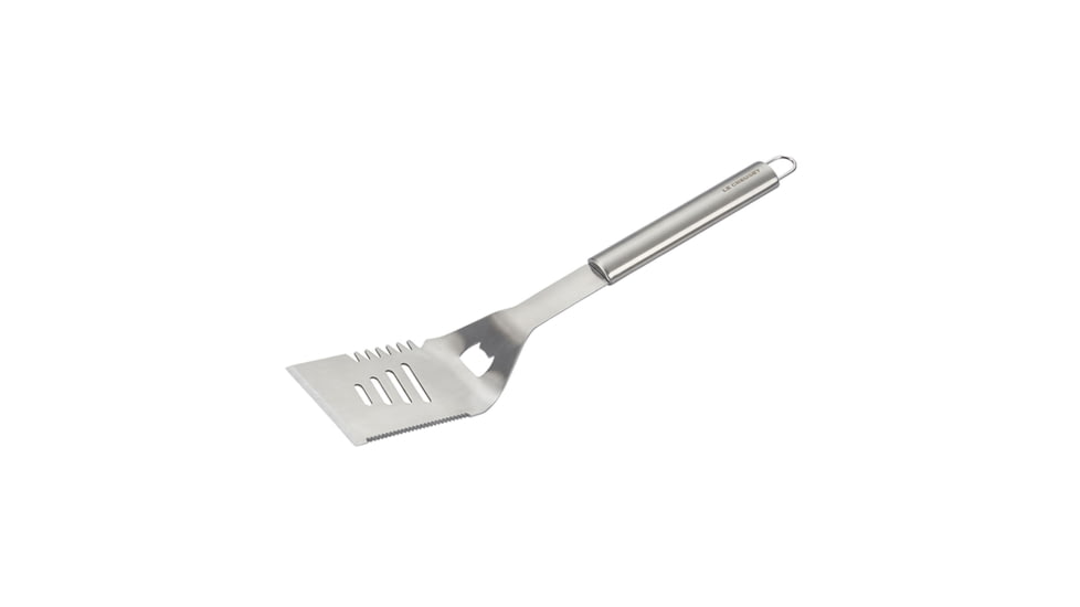 Le Creuset Alpine Outdoor Collection - Stainless Steel BBQ Slotted Turner, Stainless Steel, 17.5in, 41212045001005