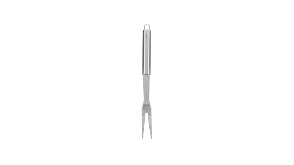 Le Creuset Alpine Outdoor Collection - Stainless Steel BBQ Two-Pronged Fork, Stainless Steel, 17.5in, 41213044001005