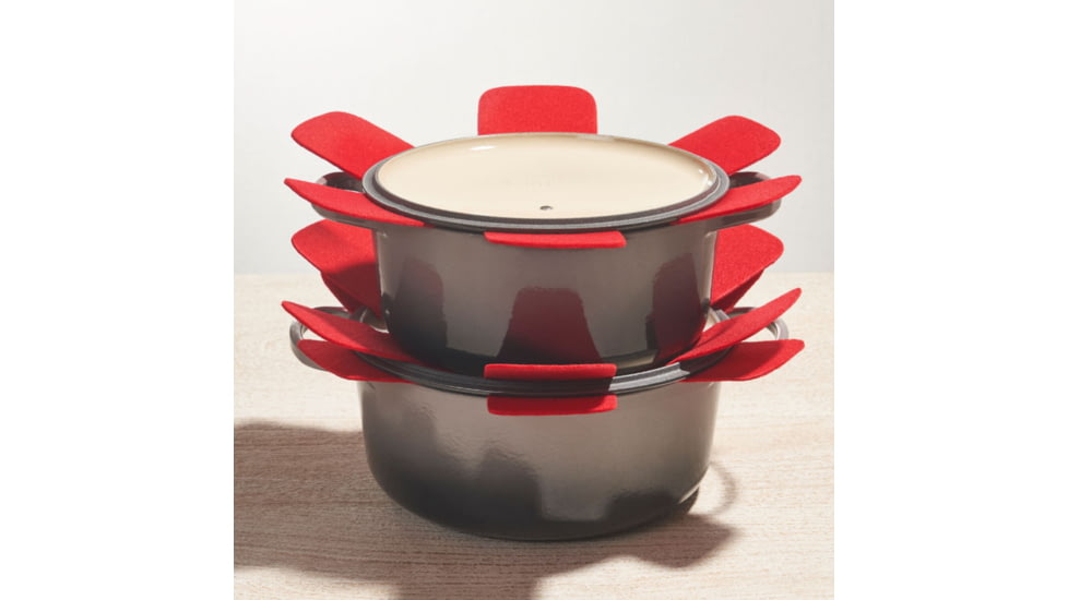 Le Creuset Felt Cookware Protectors - Set of 3, Flame, 15.75in, ST00150000090001
