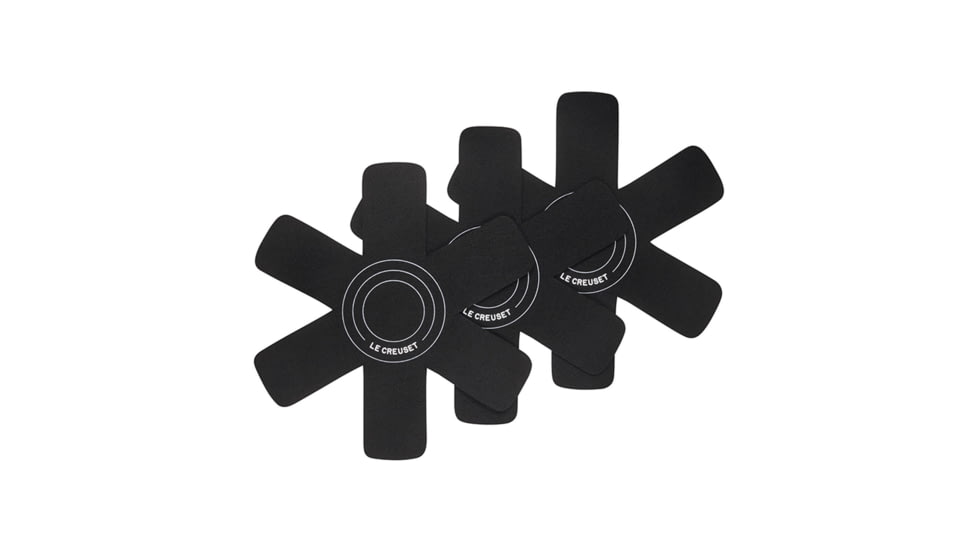 Le Creuset Felt Cookware Protectors - Set of 3, Black, 15.75in, ST00150000140001