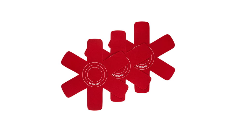 Le Creuset Felt Cookware Protectors - Set of 3, Cerise, 15.75in, ST00150000060001