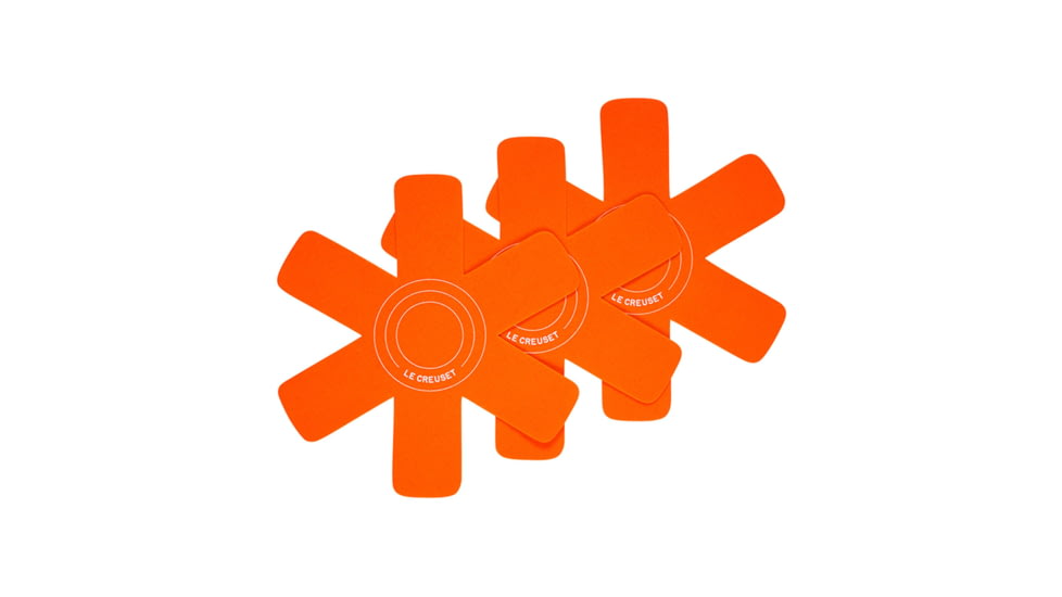 Le Creuset Felt Cookware Protectors - Set of 3, Flame, 15.75in, ST00150000090001