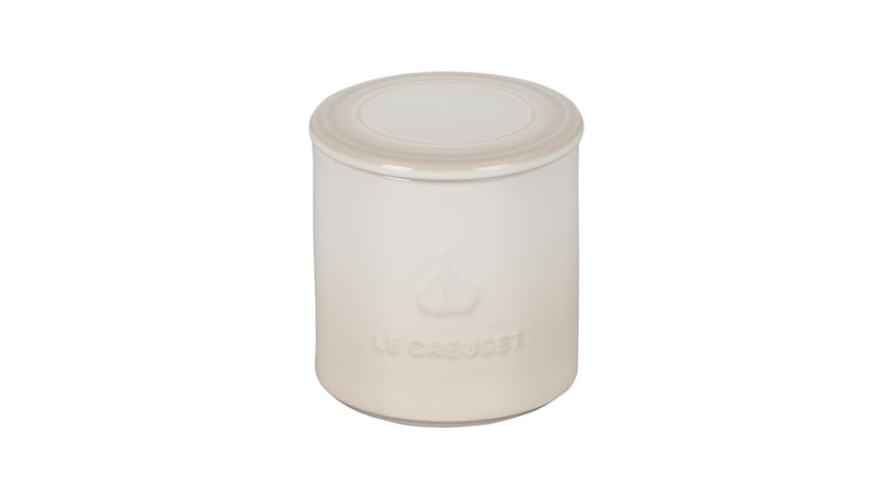 Le Creuset Signature Garlic Keeper, Meringue, 14oz, 70845142716001