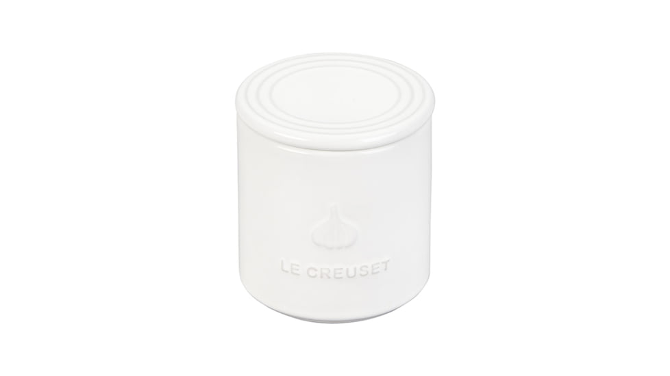 Le Creuset Signature Garlic Keeper, White, 14oz, 70845142010001