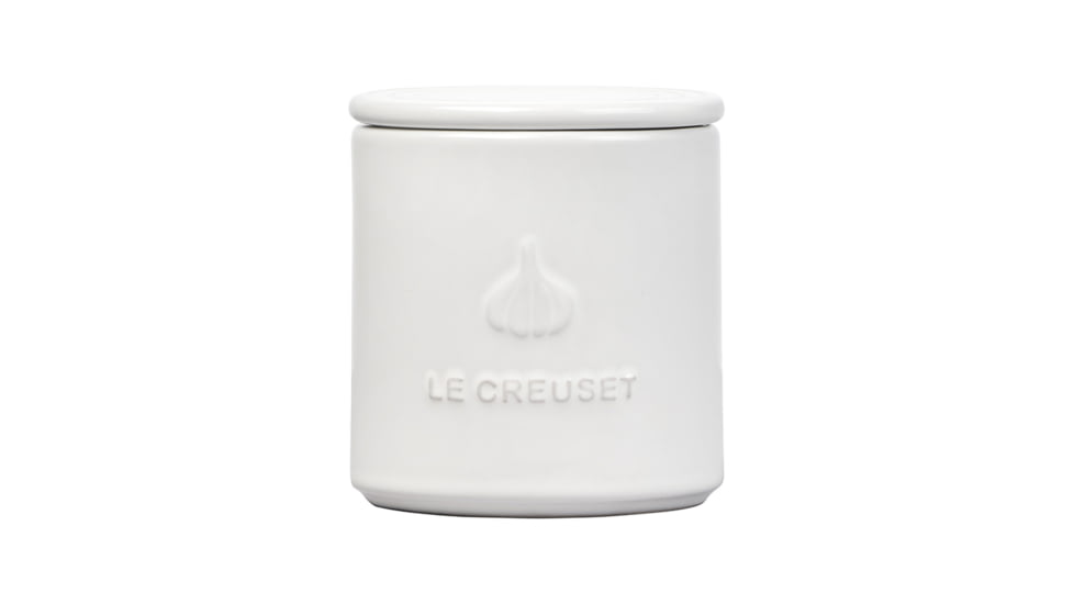 Le Creuset Signature Garlic Keeper, White, 14oz, 70845142010001