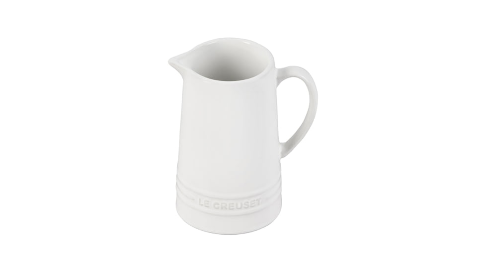 Le Creuset Signature Petite Pitcher, White, 10 oz, 70901130010005