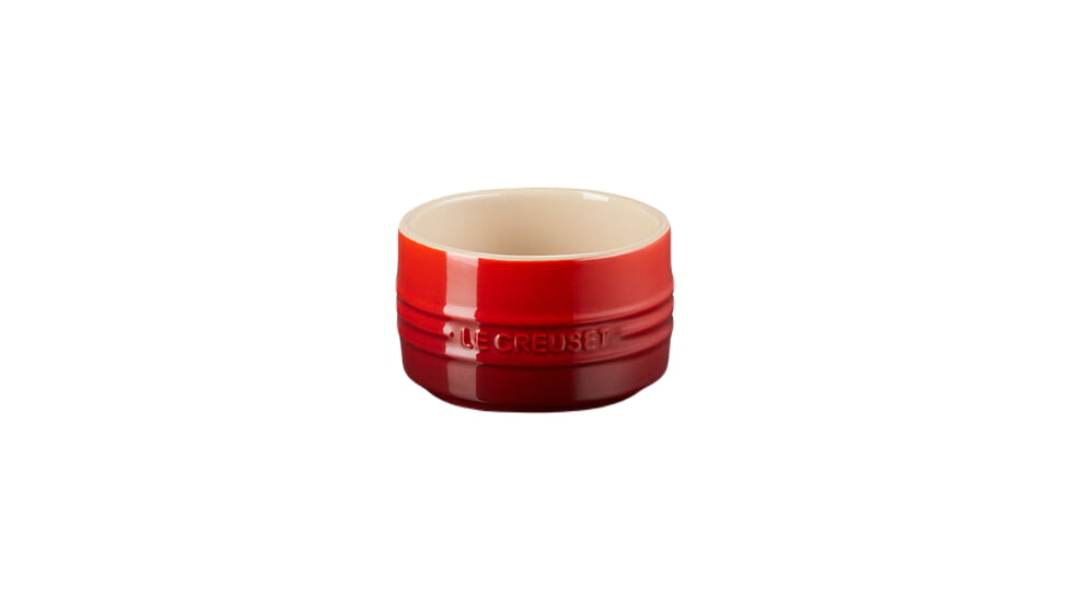 Le Creuset Straight Wall Ramekin, Cerise, 7043120060000