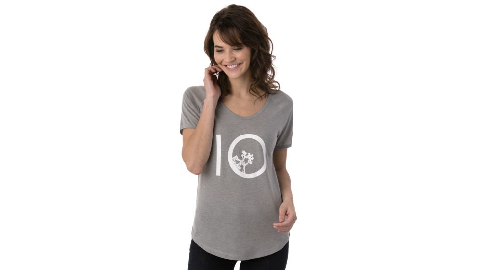 Leaf Ten Tee Tri-blend T-shirt, Womens, Lunar Rock, L