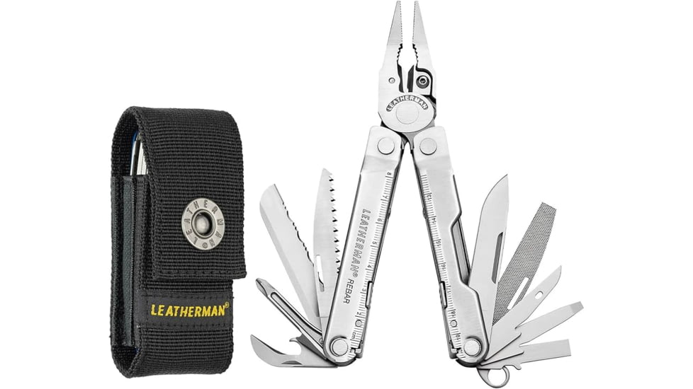 Leatherman Rebar 17-in-1 Multi-Tool w/420HC Straight/Serrated Blade, Standard Sheath 831548