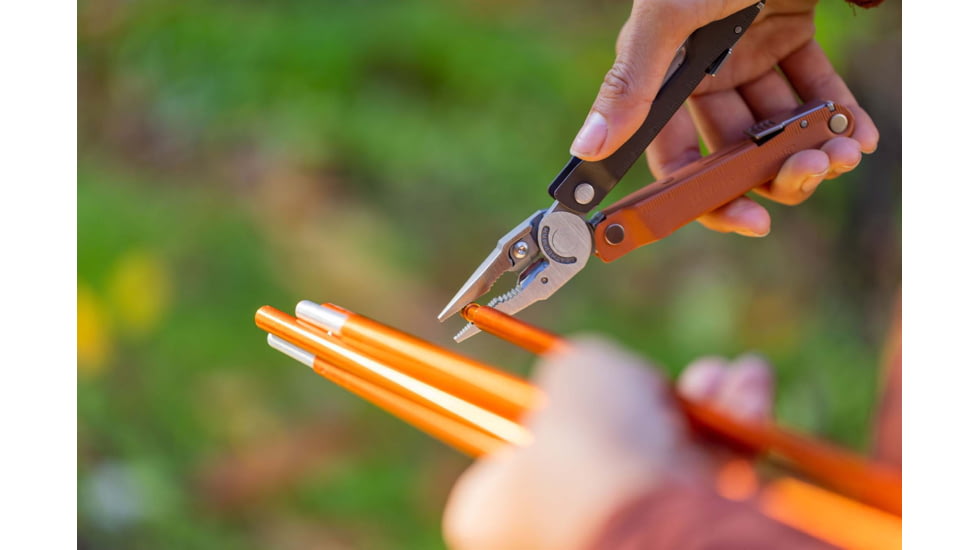 Leatherman Rebar 2.9in Multi-Tool, 420HC Stainless Steel, Burnt Sienna, Sienna, 833312