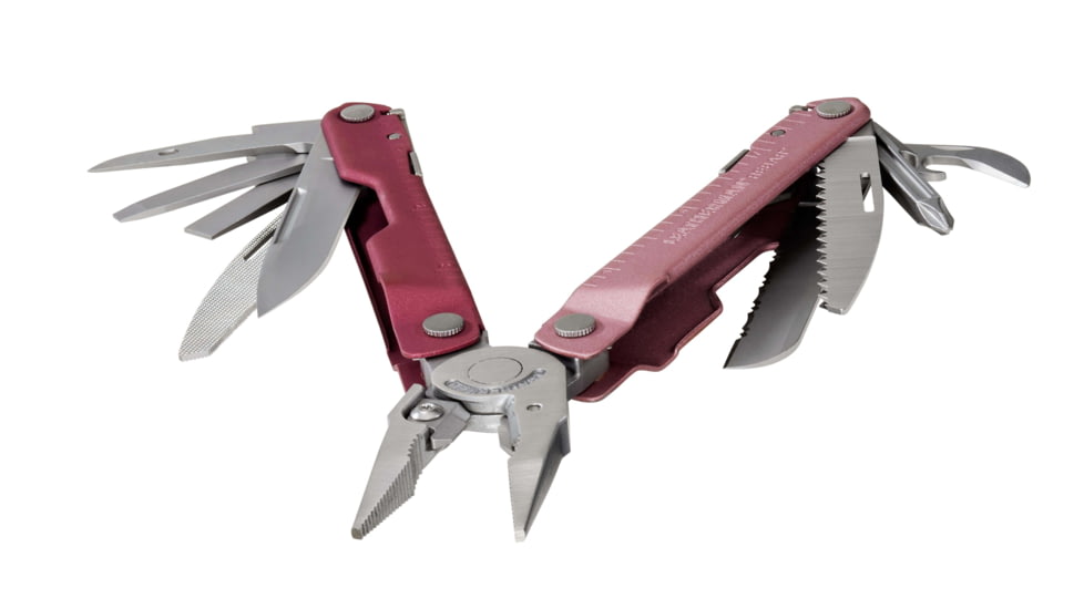 Leatherman Rebar 2.9in Multi-Tool, 420HC Stainless Steel, Heathered Cranberry, Cranberry, 833316
